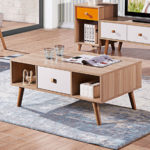 Mesa de centro con cajonera