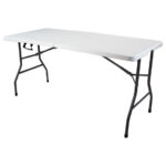 Mesa plegable rectángular multiusos