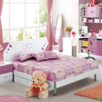 Base para cama para niñas con cajonera