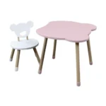 mesa y silla forma de oso