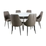 Mesa comedor extensible con 6 sillas