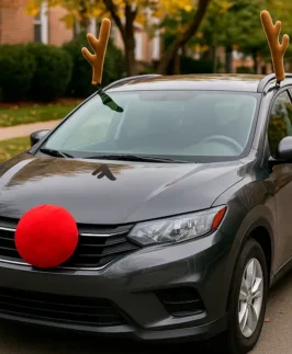 Decoración de reno para auto