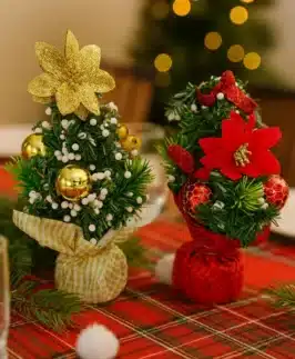Mini árbol navideño